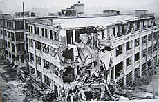 爆撃された商務印書館
